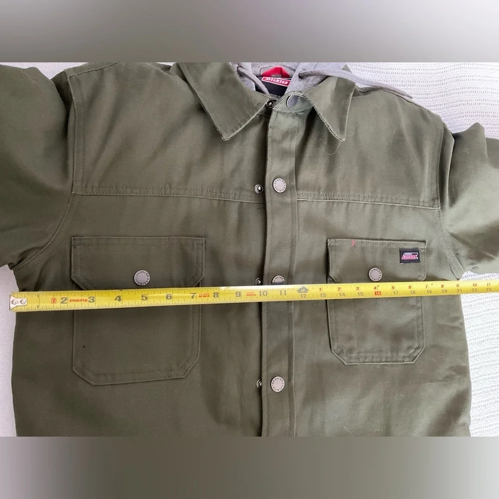 Dickies Green Bomber Jacket with Utility Style
